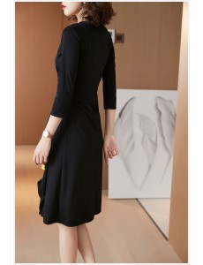 Polyester/Crepe With Plain Above Knee Dress